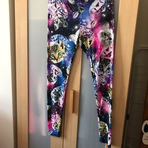 Cat Leggings- Silly and Fun!! NWOT